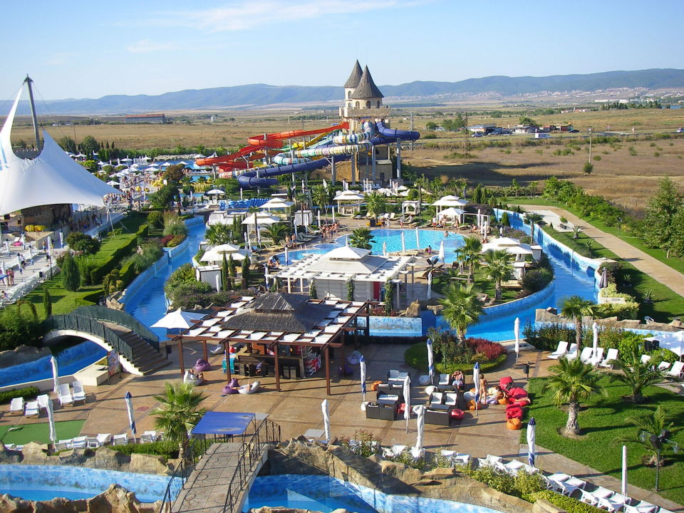 Aqua park Pomorie View of Sunset water park