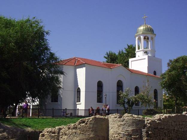 The temple of St. Cyril and St. Methodius in  Sozopol